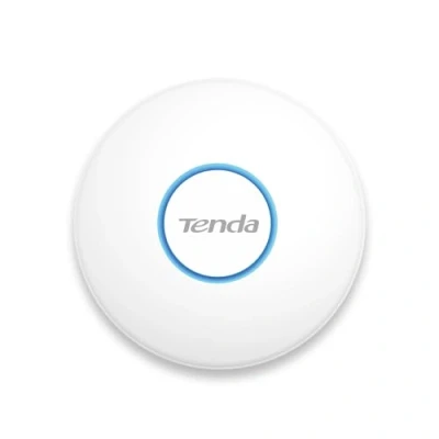 Imagen de Tenda I27 WiFi 6 AX3000 Punto de Acceso Doble Banda, Soporta PoE Estándar 802.3at, Montaje Techo, Roaming, MU MIMO, OFDMA, Múltiples SSID, Administración Central, Blanco