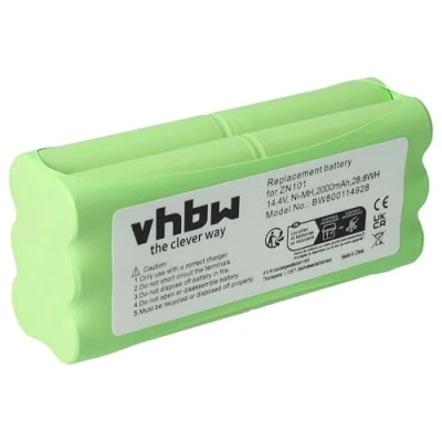 Imagen de vhbw NiMH batería 2000mAh (14.4V) para Robot autónomo de Limpieza Dirt Devil Fusion M611, Libero, M606, M606 1, 2, 3, 4, M607