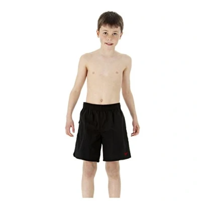 Imagen de Speedo Solid Leisure de 15&quot; Pantalones Cortos, Junior Boys, Negra, S