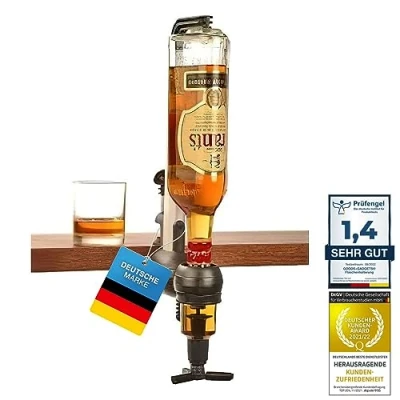 Imagen de Bar Butler para Bebidas espirituosas Soporte Botellas de 2cl Dosificador Porcionador (Soporte 1 Botella)