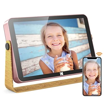 Imagen de KODAK Marco de Fotos Digital WiFi 10 Pulgadas con Bateria Recargable, 1280x800 HD IPS Touch Pantalla, Foto Electrónicos Compartir Álbum Video Música Via App, 2023