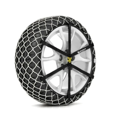 Imagen de Michelin Easy Grip Limited 008326 Cadenas para nieve con tensor de cadena instrucciones montaje, bolsa almacenamiento Nylon