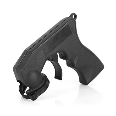 Imagen de Can Gun Aerosol Spray, Tool Spray Adapter Handle Paint Sprayer with Full Grip Trigger Locking Collar Mantenimiento del automóvil