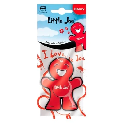 Imagen de Little Joe Perfumador de Celulosa Aroma Cereza con Colgador. Perfecto para Automóvil, Hogar u Oficina. Larga duración. Irresistible y Divertido Todos los Públicos.