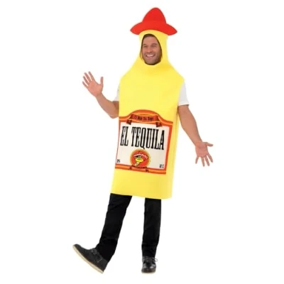 Imagen de Smiffys Disfraz de botella tequila, con tabardo