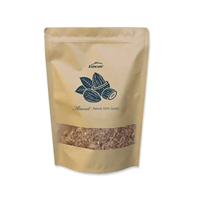 Imagen de Lacor 69558 Ahumador de alimentos, Serrín para Ahumar, Madera Almendro, 100% Natural, Sabor almendro: aporta un aroma suave, dulce y floral, 600gr
