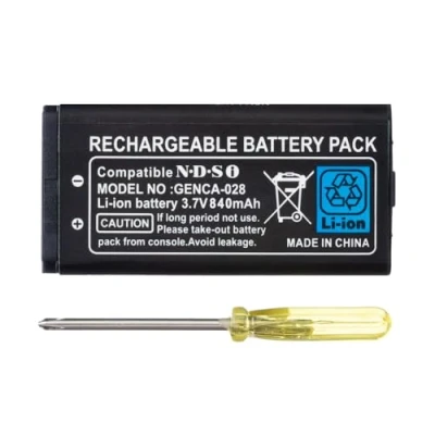 Imagen de OSTENT 2000mAh Rechargeable Lithium Ion Battery + Tool Pack Kit Compatible for Nintendo DSi NDSi