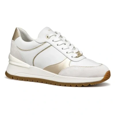 Imagen de Geox Desya Zapatillas, Mujer, Talla: 39, White/light gold Zapatos