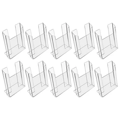 Imagen de HMF 46961 Soporte para Folletos de Acrílico 10 Piezas DIN A5 Vertical Transparente