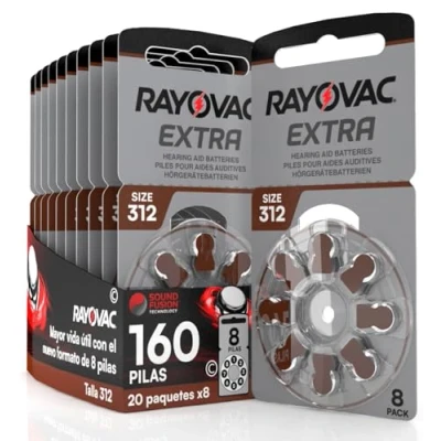 Imagen de Pilas Rayovac 312 con Tecnología Sound Fusion PR41 Marrón 160