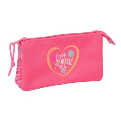 Imagen de Safta Feeling Portatodo Triple, Estuche Infantil, Niño, Ideal para Niños en Edad Escolar, Cómodo y Versátil, Calidad Resistencia, 22x3x12 cm