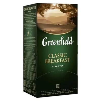 Imagen de Greenfield Black Tea, Classic Breakfast, 25 Teabags in a Box