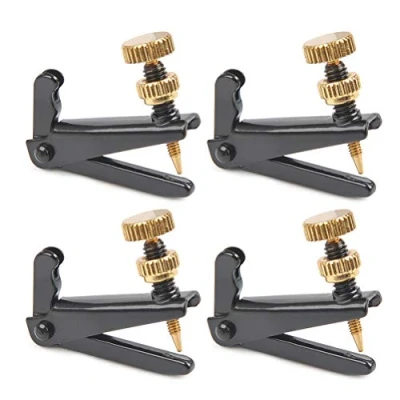 Imagen de TIMESETL sintonizador de 4 piezas cuerda para violín 3/4 a 4/4 en color negro