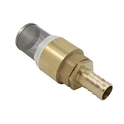 Imagen de valvula retencion bomba de agua 1/2 3/4 1 pulgada con conectores para manguera 12 16 19 mm antiretorno fitro (Rosca + conector 12mm)
