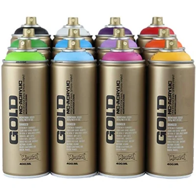 Imagen de Montana Gold Spray Paint 12 Pack