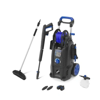 Imagen de AR Blue Clean Hidrolimpiadora de Alta Presión con 2 Motopompas y Power Brush e 4 TWINFLOW D (2500 W, 150 bar, 810 l/h)