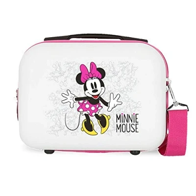 Imagen de Disney Minnie Enjoy THE DAY Neceser para niños, Talla: One Size, Bianco fuxia