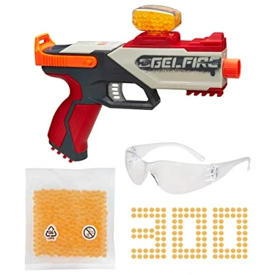Imagen de Nerf Pro Gelfire Legion Spring Action Blaster, 5000 Rondas Gelfire, 130 tolva Redonda, Gafas Protectoras, Slam Fire, a Partir de 14 años