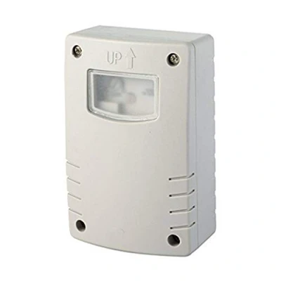 Imagen de Electraline 58064 Interruptor crepuscular con programación, Nocturna, Temporizador, para Uso Exterior IP44, Blanco