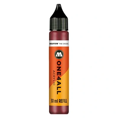 Imagen de Molotow ONE4ALL Tinta de recambio para rotulador permanente, color rojo burdeos 30 ml