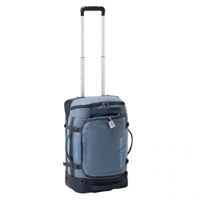 Imagen de Eagle Creek Cargo Hauler XT Bolsa de lona con ruedas, asa telescópica y correas mochila guardables, tapa en U cerradura bolsillo acceso rápido, Azul glaciar, 36L/22&quot;