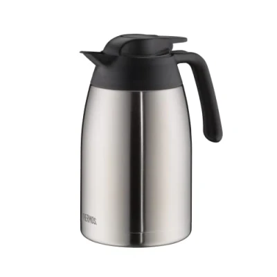 Imagen de Thermos 4026.205.100 THV Termo de acero inoxidable, 1 L, 12,5 x 16,5 cm, edelstahl, 21,5 cm