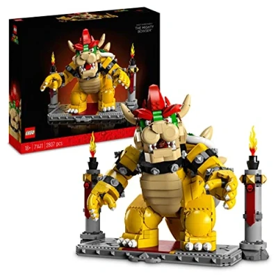 Imagen de LEGO Super Mario El Poderoso Bowser, Maqueta 3D para Construir, Figura Articulada, Casa Decoración, Coleccionable Bros, Idea de Regalo Adultos 71411