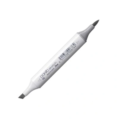 Imagen de Copic Sketch N 2, Gris neutro n.º Rotulador doble con punta mediana y de pincel