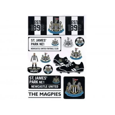 Imagen de Newcastle United FC Juego de pegatinas A4, 12 diseños surtidos, acabado brillante, 46 g