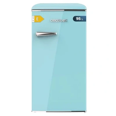 Imagen de Cecotec Mini Nevera Retro 1 Puerta Bolero Coolmarket TT Origin 95 Blue E. Frigorífico Azul, 89,3Cm de Alto y 48,7Cm Ancho, 95L Capacidad, Bajo Consumo
