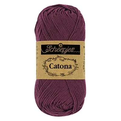 Imagen de Scheepjes Ovillo de lana Catona 394 Shadow Purple 1 x 50 g