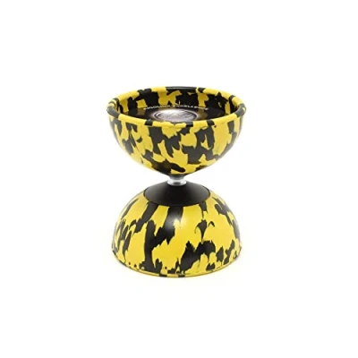 Imagen de Mister Babache Diabolo Medium Arlequín, Color Negro/Amarillo, No Size (JDAM_GNoir/Jaune)