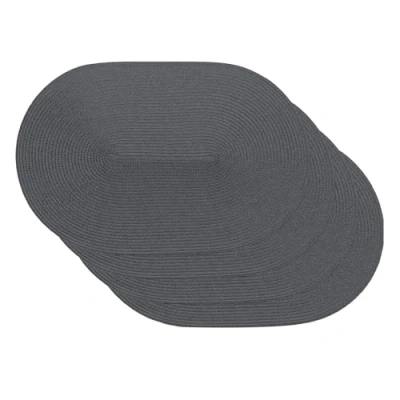 Imagen de Venilia Tischset gewebt Salvamanteles Gris, Mantelería, Mantel Individual para el Comedor, Oval, 4 tajada, 45 x 30 cm, 59114, WOV Spiral Grey ov,