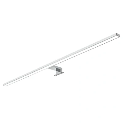 Imagen de kalb 80cm LED lámpara de baño espejo 230V, plata gris (blanco neutro)