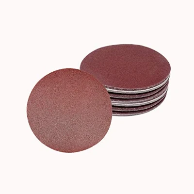 Imagen de 30 discos de lijado 225 mm diámetro, por grano 5 x 40/60/80/120/180/240 para lijadora múltiple, sin agujero, cuello largo, jirafa