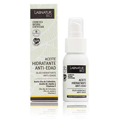 Imagen de Aceite Hidratante Labnatur Bio 50 Ml. antiarrugas orgánico corrector facial antiedad elimina lineas de expresion en contorno ojos y labios cosmetica natural