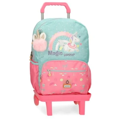 Imagen de Enso Magic Summer Mochila Escolar con Carro Multicolor 32x42x15 cms Poliéster 20,16L