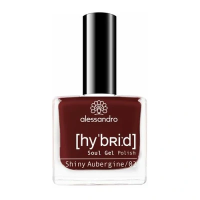Imagen de Alessandro Hybrid Soul Gel Polish 130 Shiny Aubergine 8 ml
