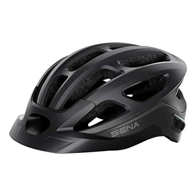Imagen de Sena R1 EVO Smart Helmet para ciclismo (Matte Black, L)