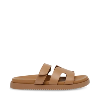 Imagen de Steve Madden Missile Pantuflas, Mujer, Talla: 39, Cognac Zapatos
