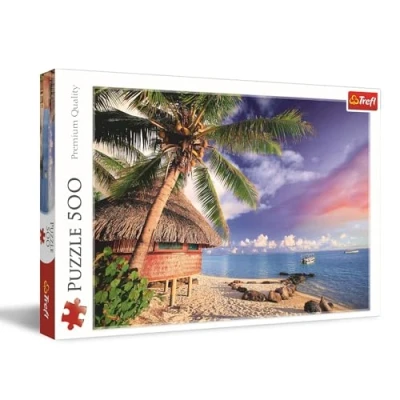 Imagen de Trefl Isla Bora 500 Piezas Rompecabezas DIY con Imagen De Verano, Entretenimiento Creativo, Diversión, Puzle Clásico para Adultos y Niños A Partir 10 Años, Multicolor (37485)