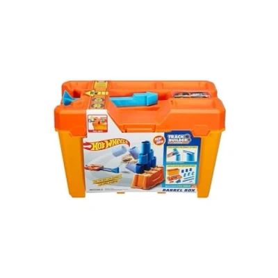 Imagen de Hot Wheels Track Builder Supercaja de Acrobacias, Accesorios para Pistas Coches Juguete (Mattel GCF91), Color/Modelo Surtido