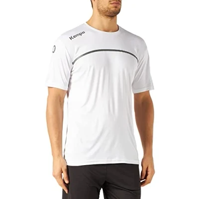 Imagen de Kempa Emotion 2.0 Poly Shirt Camiseta de Juego, Hombre, Blanco/Antracita, 116