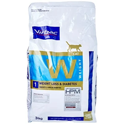 Imagen de Veterinary Hpm Virbac Gato W1 Weight Loss&amp;Diabetes 3Kg 00937 3000 g