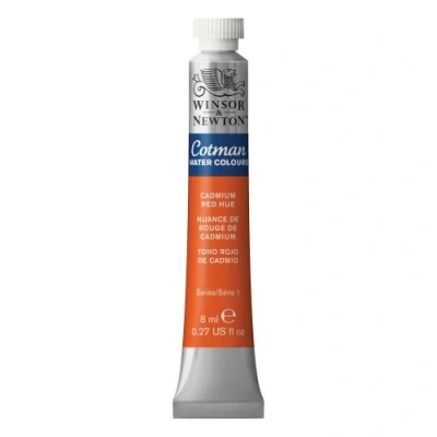Imagen de Tubos De Pintura Winsor &amp; Newton Cotman Agua Color 8ml Cadmio Rojo [hue]