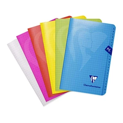 Imagen de Clairefontaine 303609C Mimesys Cuaderno piqué (11 x 17 cm, 96 páginas, tapa de polipropileno), color aleatorio