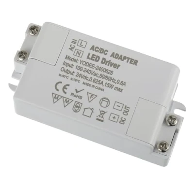 Imagen de EPLZON 24V 15W Transformador LED Controlador Electrónico 0.625A de Voltaje Constante Bajo Para iluminación luminarias