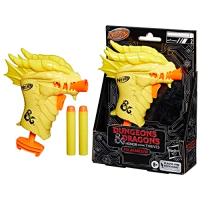 Imagen de Nerf MicroShots Dungeons &amp; Dragons Lanzador Palarandusk 2 Dardos Elite 2.0 Juguetes D&amp;D
