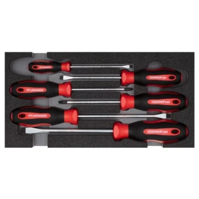 Imagen de GEDORE R22150014 Kit de atornilladores en módulo vehículo (refuerzo espuma blanda PU)