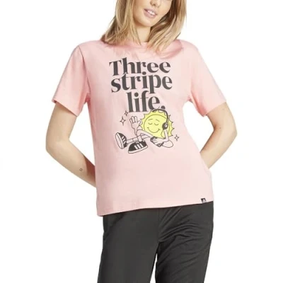 Imagen de Positivity Graphic tee, Camiseta gráfica de Manga Corta, IX6456
